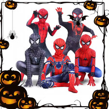 Kids SpiderMan Cosplay Costume