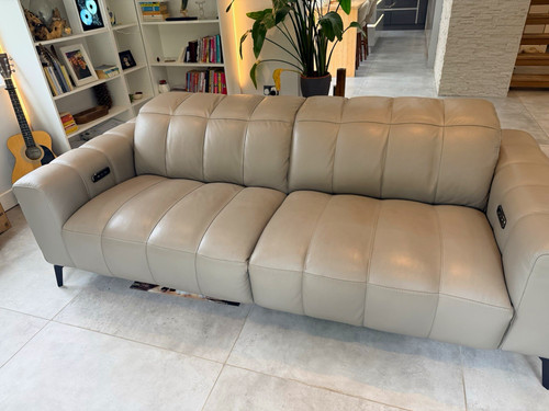Natuzzi edition grey leather - edition,