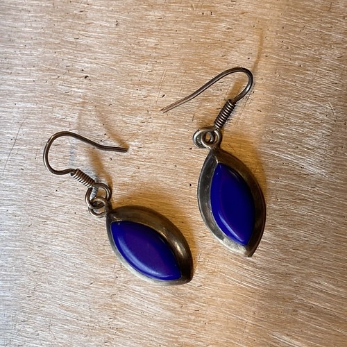 Sterling silver blue lapis - blue,