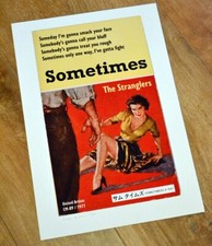 THE STRANGLERS SOMETIMES PUNK POSTER - Limited to 50 pieces