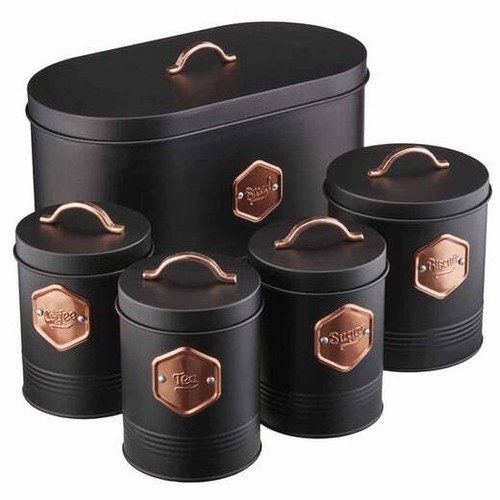 Kitchen storage canister 5pc - kitchen,