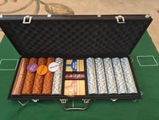 500 Chip Full Poker Set with