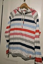 Joules Striped Lightweight Hoody Size 22