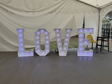 LOVE Letters - Wedding Lights - disco / venue suitable 