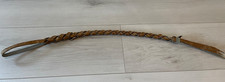 ANTIQUE BRAIDED WOVEN LEATHER