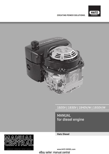 Hatz diesel engine 20v 30v - diesel,