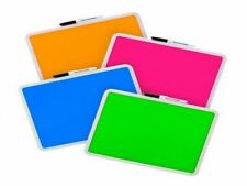 Neon Wipe Clean Marker Memo Board Office Kids School Kitchen Whiteboard 28x36cm
