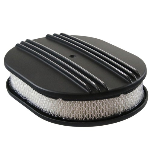 Oval black dual centre - black, dual‑centre