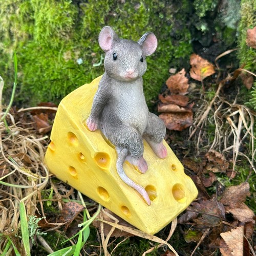 Mouse cheese wedge fairy - on,