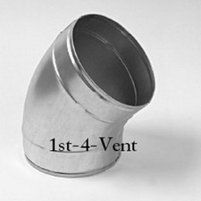 4" 100mm 45 deg Pressed Bend