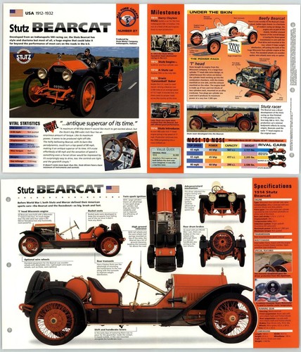 Stutz bearcat 1912 27 - -, #27
