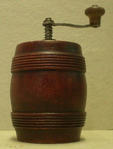Antique treen fruitwood - antique,