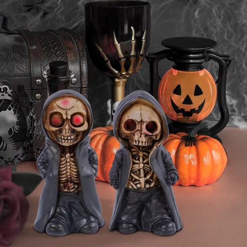 Spooky skull ornaments - skull,