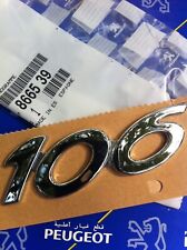 Logo Badge Emblem PEUGEOT 106 XSI Le Mans Rally Roland Garos S16 Original