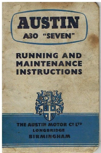 Austin a30 saloon original - austin,