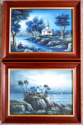 Vintage original oil paintings - original,
