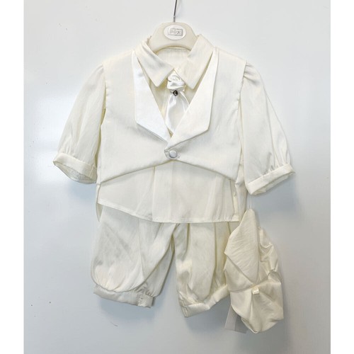 Cream baby christening outfit - christening,