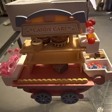 Sylvanian Families Vintage Village Sweet Shop Cart Trolley -Sweets, Candy, Cakes