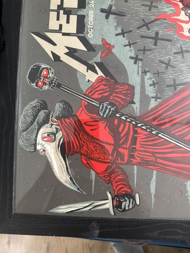 Metallica london poster - london, 2017