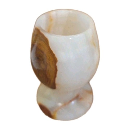 One brown and cream marble - brown,