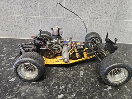 Vintage shumacher nitro car - vintage,