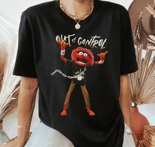 Disney The Muppets Animal Black T-Shirt , Out Of Control