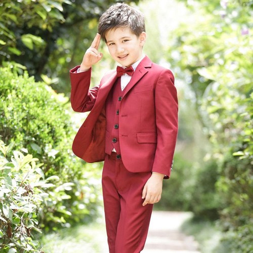 Red boy suit piece - suit, dinner