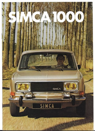 Simca 1000 1977 swiss market - 1000,