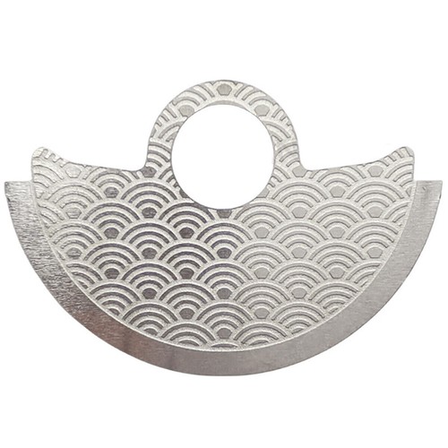 Waved silver metal - waved, sheet