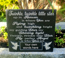 Memorial plaque Personalised