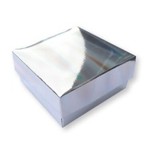 1 SILVER HOLO 3 x 3 INCH GIFT