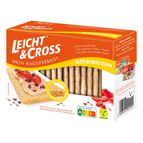 Light cross crisp bread - &,
