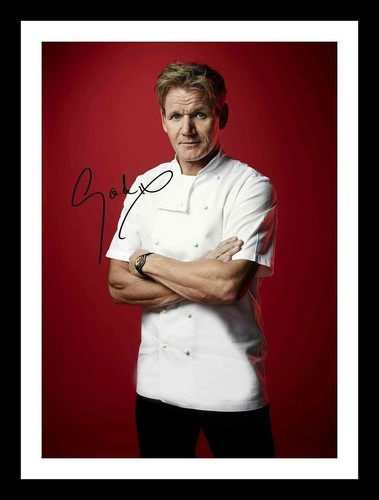 Gordon ramsay autograph signed - gordon,