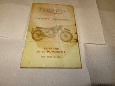 Triumph motorcycle Instruction