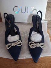 Quiz Women's Navy Blue Satin