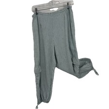Liz & Jane Linen Capri Cargo