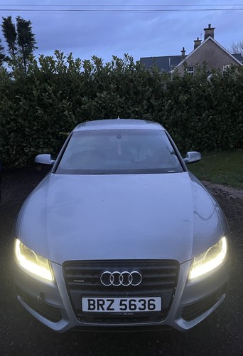 Audi breaking line - a5, s-line