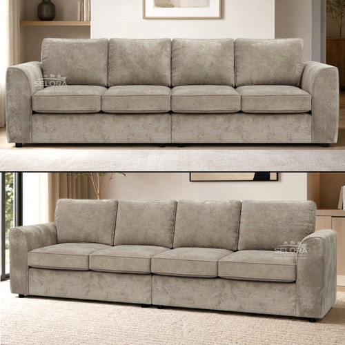 Alaska fabric seater sofa - fabric,