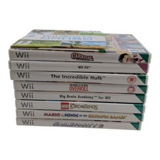 Nintendo Wii Game Bundle Of 9