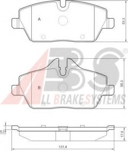 Fits 37434 brake - 37434, pad