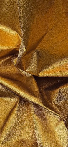 Sun gold foil lame fabric - sun,
