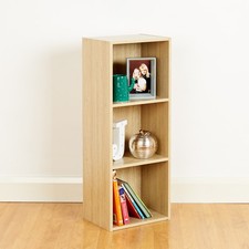 3 Tier Wooden Oak Cube