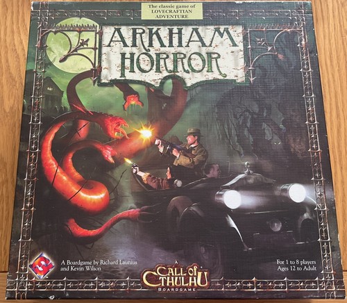 Arkham horror board game with - arkham,