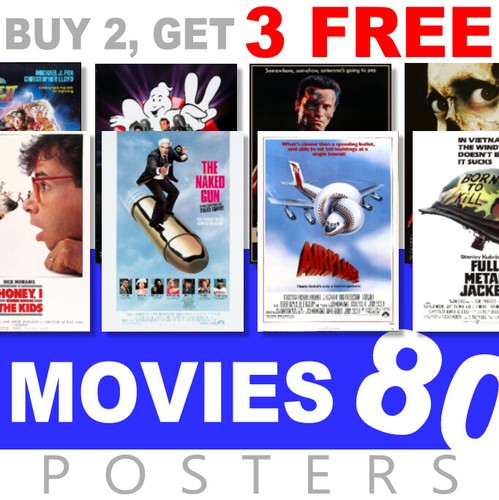 Classic movie posters 1980s - movie,
