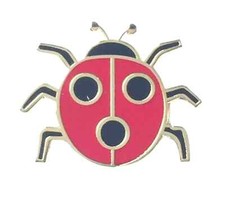 Ladybird Insect Enamel Lapel