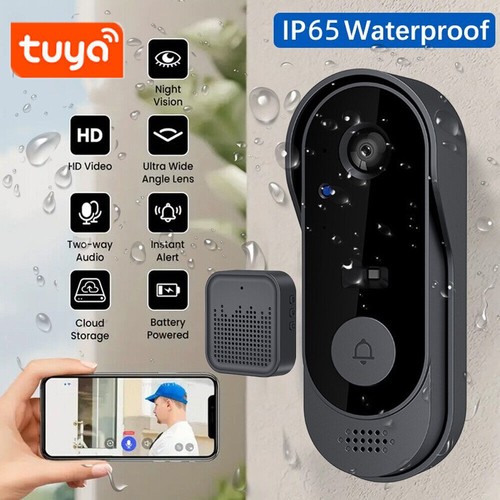 Wireless wifi video doorbell - wireless,