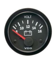 VDO Voltmeter 12v 8-16 Volt Range Analogue VW Beetle T2 Split T2 Bay 321919531A
