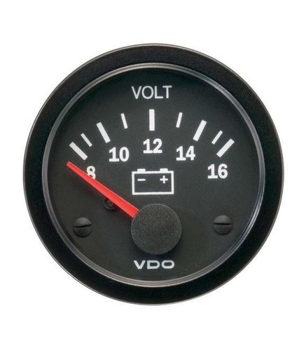 Vdo voltmeter 12v volt - 12v,