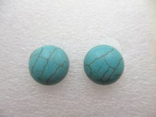 TURQUOISE NATURAL STONE STUD
