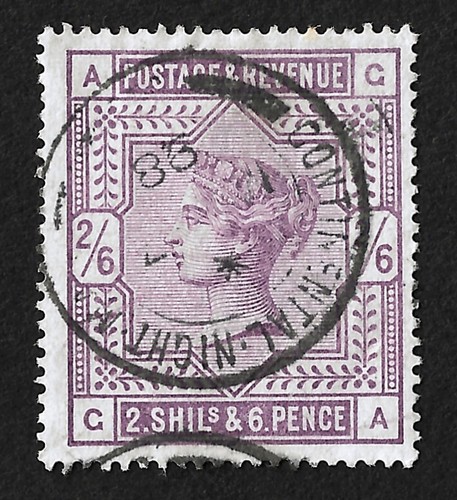 Victorian lilac sg178 - victorian, 2/6d